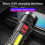 Lampwick USB recargable 500LM linterna 1200mAh 8