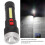Lampwick USB recargable 500LM linterna 1200mAh 9