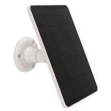 Panel de carga solar de silicio monocristalino de 4 W y 5 V para cámara exterior blanca