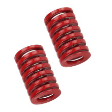 Kofferraum-/Heckklappen-Stütze Feder Ø 25 mm rotes Aluminium
