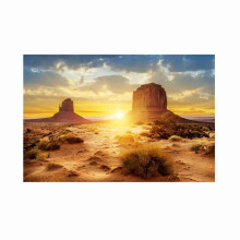 Sun and Desert Style Aquarium Fish Tank Background