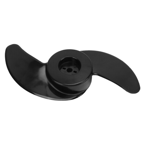 Verstärkter Engineering-Kunststoff-Propeller, schwarz, 12V-24V, 25cm