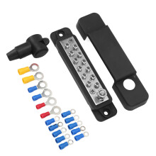 12-Terminal-Verteilerblock 180A schwarze Busbar