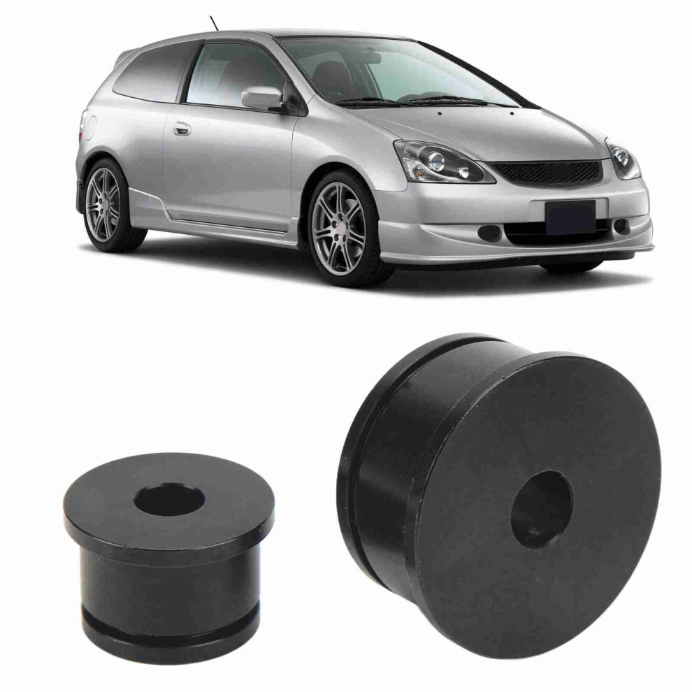 Cnc Aluminum Shifter Cable Bushings Kit For Acura Rsx 2002-2006 Black 8311341798573