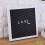25cm*25cm Message Plastic Letter Board Sign 14