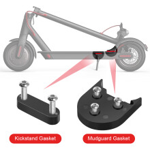 M365 kit de espaciadores para guardabarros de 10 pulgadas negro/rojo