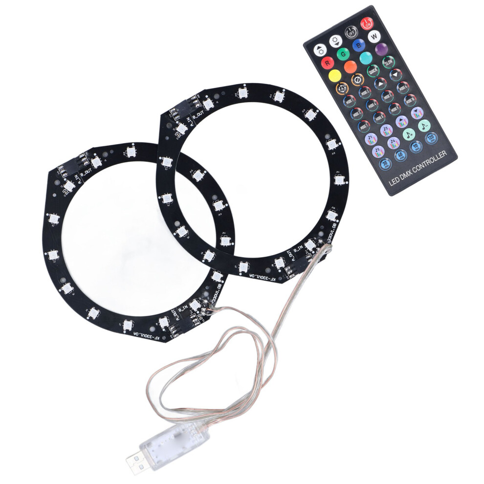 Rgb Led Ring For Ps5 Console | 8 Colors, 400 Effects, Bluetooth App Light 9321341799707