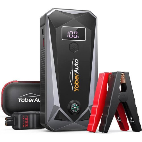 Auto Startboost - Booster - 4000A - 26800mAh - 12V - Draagbaar met USB en LED
