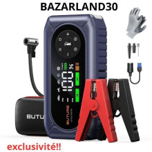 Accu booster - BAZARLAND30 - 4500A - 12V - Luchtdcompressor - 500 LM verlichting