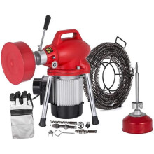 VEVOR Déboucheur Electrique de Canalisation 100mm Machine de Nettoyage de Tuyaux 250W Nettoyeur de Canalisation de Tuyaux de TA21