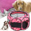 Foldable Pet Playpen Mesh Open Air Exercise Pen 10