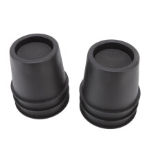 6 Stück Anti-Vibrationspads für Sofafuß, Möbelhebermatte für Tisch, Schrank, Bett, 3 Zoll, schwarz, rund