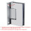 8-10 mm Bracket Frameless Wall to Glass Shower 11