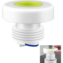 (Green White) Washing Machine Waste Pipe Connector Drain Pipe Seal Deodorant Pop up Sink Hole Plug Cover, Sealing Plug Sewer Seal Ring Pipe Connector