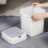 Cubo de basura inteligente con sensor, blanco, de 12 L, sin contacto 5