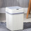 Cubo de basura inteligente con sensor, blanco, de 12 L, sin contacto 8