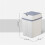 Cubo de basura inteligente con sensor, blanco, de 12 L, sin contacto 1