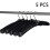 Lebanghui 5 Pack Satin Padded Hangers-black 1