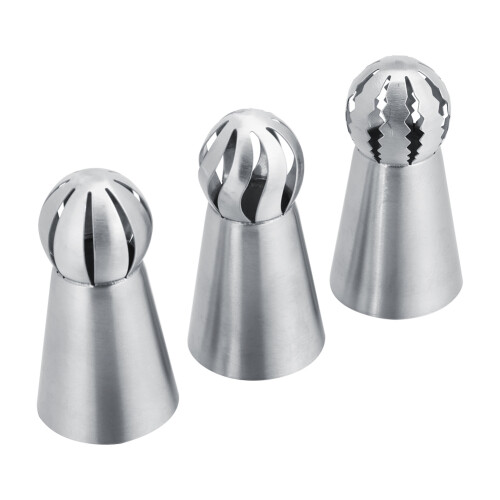 3Pcs/Set Russian Flower Icing Piping Nozzles Tips 2