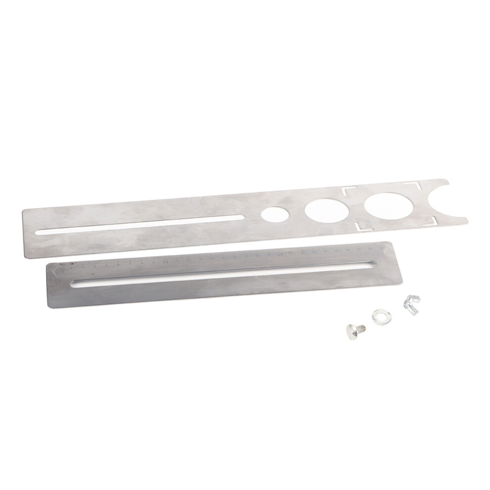 Adjustable Stainless Steel Tile Hole Locator Ruler 9387669502719