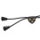 Schwarzer Leder-Daumenprotektor aus Messing 1,0 Unze 27 g 12