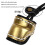 Schwarzer Leder-Daumenprotektor aus Messing 1,0 Unze 27 g 5
