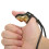 Schwarzer Leder-Daumenprotektor aus Messing 1,0 Unze 27 g 4