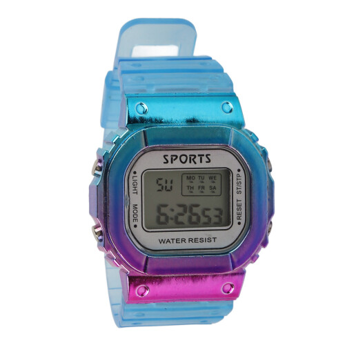 Gradient Color Electronic Watch Large Dial 1