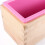 Rectangle Silicone Liner Soap Mould Wooden Box DIY 11