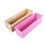 Rectangle Silicone Liner Soap Mould Wooden Box DIY 1