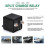 (12V)Car Relay Heavy Duty Split Charge Relay Switch 12V/24V DC 200A 4 Pin Continuous Relay 2