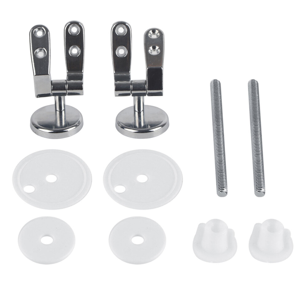 Replacement Toilet Seat Hinge Chrome Hinge With 9387669503815