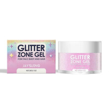 (Neon Red)Glitter Gel, Prom Party Rave Stereoscopic Highlight Natural Shine Face Body Gel