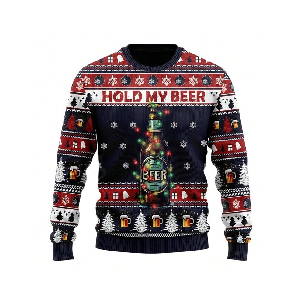 (Swea-SZF40118, 150  (11T-12T)) Fashion Beer Ugly Christmas Sweater For Women Clothes Hip Hop Bar Party Men Sweatshirts Casual Male Pullovers Beers Tr-image-OPC-PJMVWBM-NEW