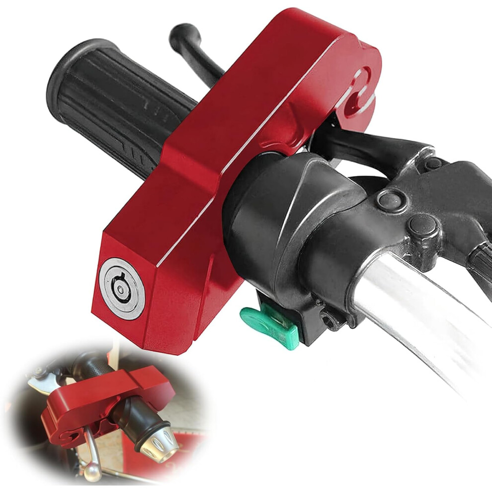 Motorcycle Handlebar Lock, Motorbike Locks High Security, Motorcycle Accessories Clutch Disc Locks 9357235721011