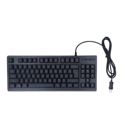 Y200 Teclado cableado de 87 teclas bicolor 372x151x37mm 1