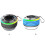 (sky blue) Bluetooth-Compatible 3 Shower Speaker With 360 Surround Sound 3