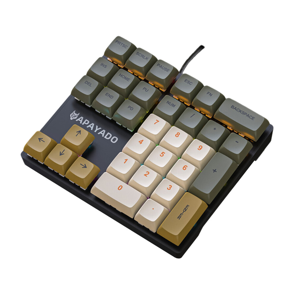 (Green redaxis) Foraxis Body Apayado K33 Mechanical Numeric Keypad Key Wire Separation-image-OPC-PJMVZ2W-NEW