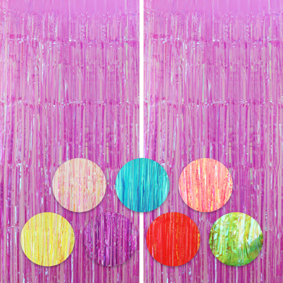 (Purple, 65ft1pc) Durable And Reusable Tinsel Backdrop For Wedding Celebration Romantic-image-OPC-PJMVZQT-NEW