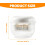 Yogurt Maker Strainer, Yogurt Strainer with Fine Mesh Bag, Capacity Bowl, Leak-Proof, Versatile Transparent Juice Filter 6