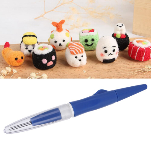 3 Needles Portable Punching Felting Needle Pen DIY 2