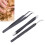 3pcs Tick Remover Tools Stainless Steel Tick 9