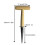 T-shaped Handle Hand Sowing Bulb Digging Garden Tool Is Sturdy And 3