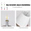 6Pcs White Fabric Lampshades Kit for E14 Bulbs, Modern Minimalist Design 9