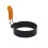 (Orange)Egg Ring, Stainless Steel Egg Ring Molds with Anti-scald Handle 1