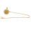 Bling Schnullerclip-Set Gold M, 6-18 Monate, PP/Silikon 11