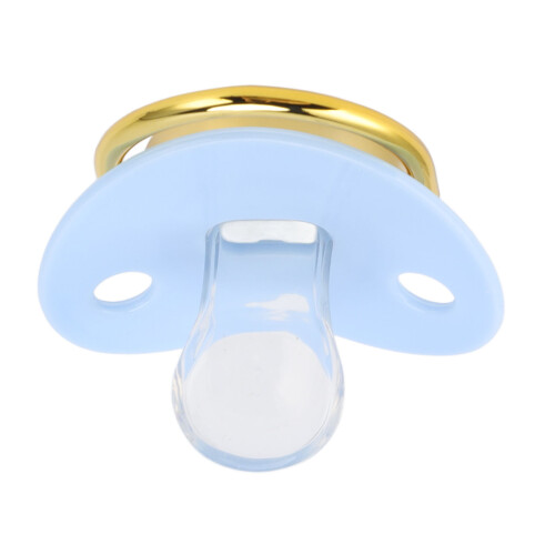 Ultraleicht Silikon-Schnuller mit Bling 6-18 Monate Blau 2