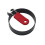 (Red)Egg Ring, Stainless Steel Egg Ring Molds with Anti-scald Handle 2