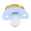 Blau 6-18M Soft-Touch Silikon-Schnuller Bling 8