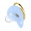 Blau 6-18M Soft-Touch Silikon-Schnuller Bling 12